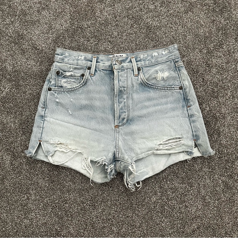 AGOLDE Jaden High Rise Shorts - Picture 6 of 9